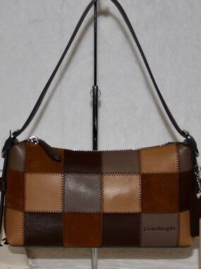 NWT COACH Coachtopia Alter Ego Small Slouchy Shoulder Bag Leather Purse